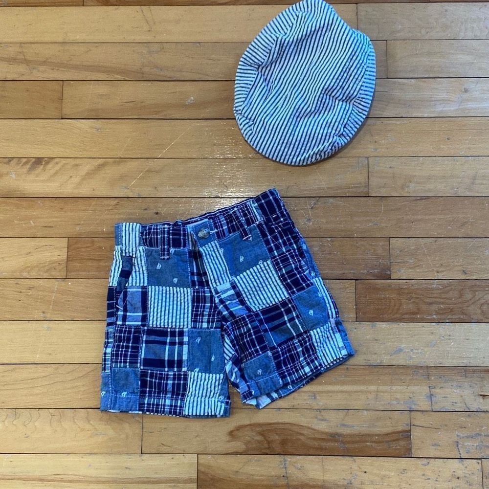 Gymboree Shorts and Hat Set (3T)